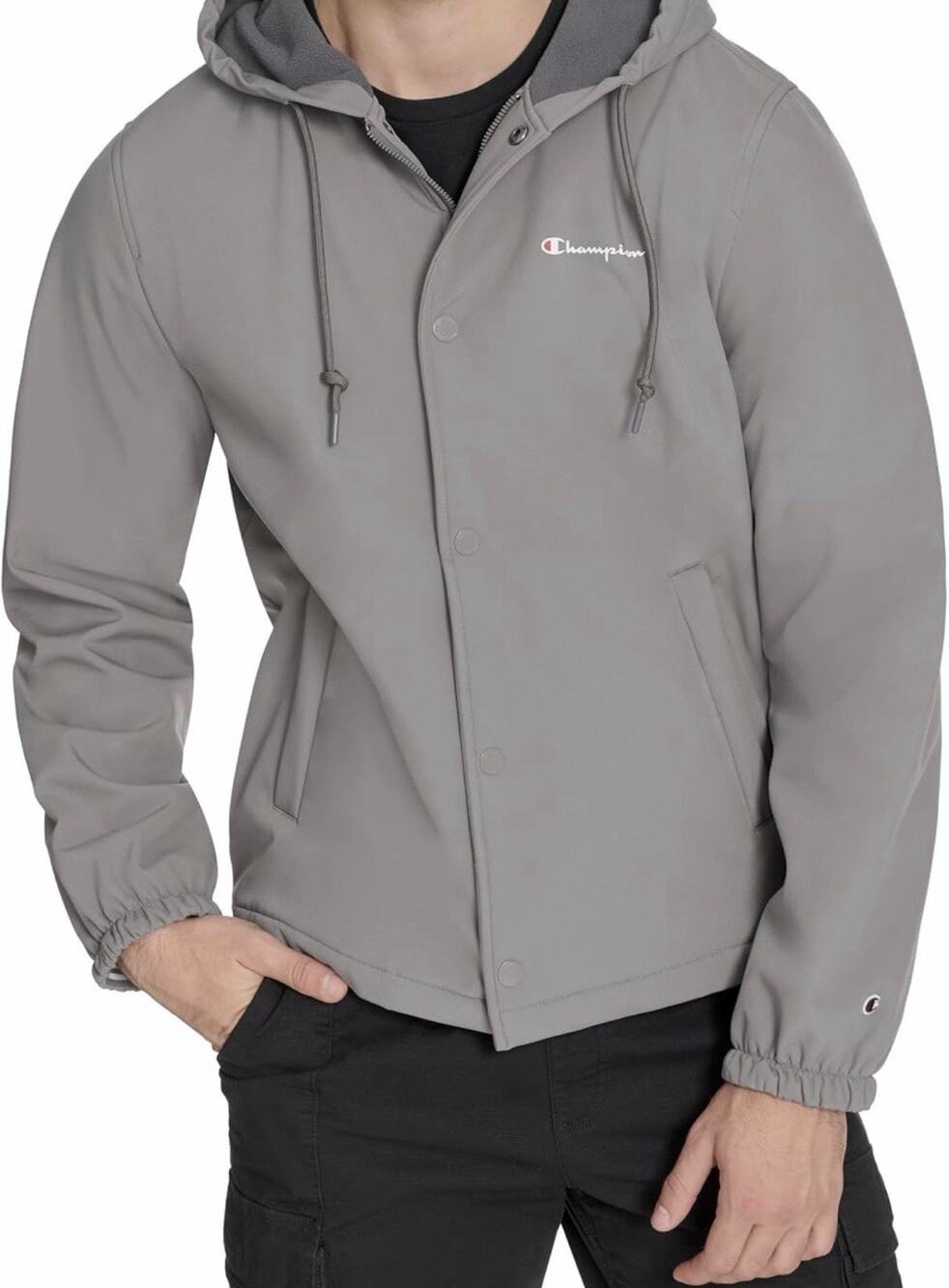 Champion Men's Hooded Coaches Rain Jacket Xxl $175 Msrp